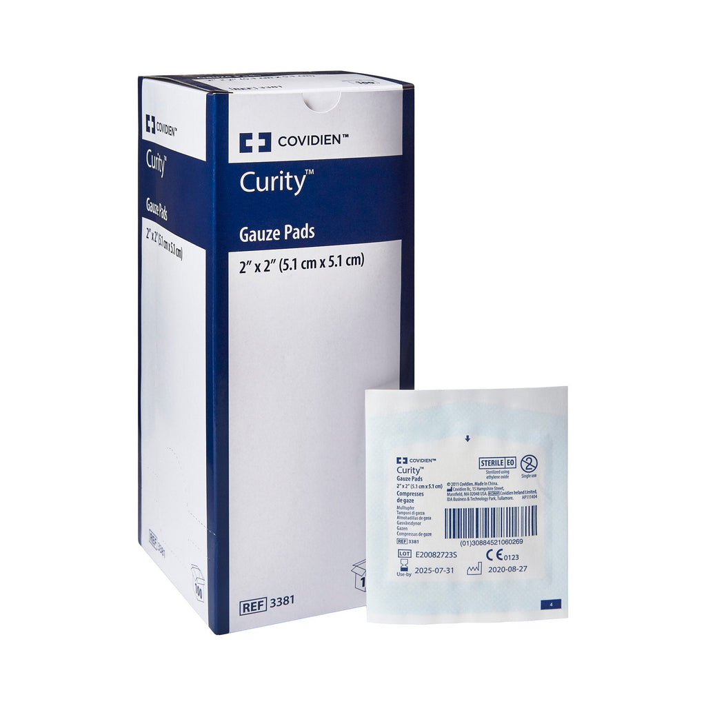 Curityâ„¢ Sterile Gauze sponge, 2 x 2 Inch