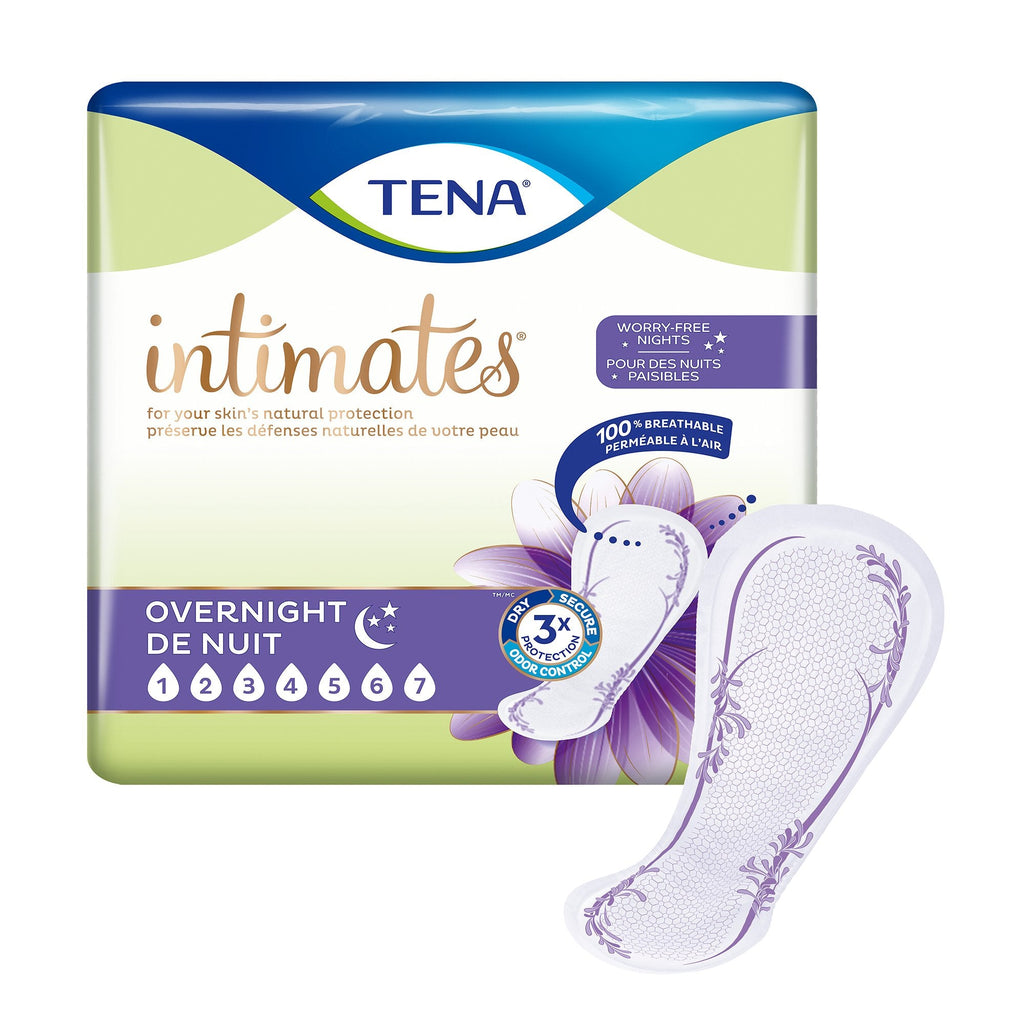 TenaÂ® Intimatesâ„¢ Overnight Bladder Control Pad, 16-Inch Length