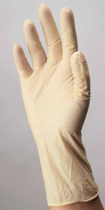 ESTEEMâ„¢ Stretchy Synthetic DOTP Vinyl Exam Glove, X-Small, Cream