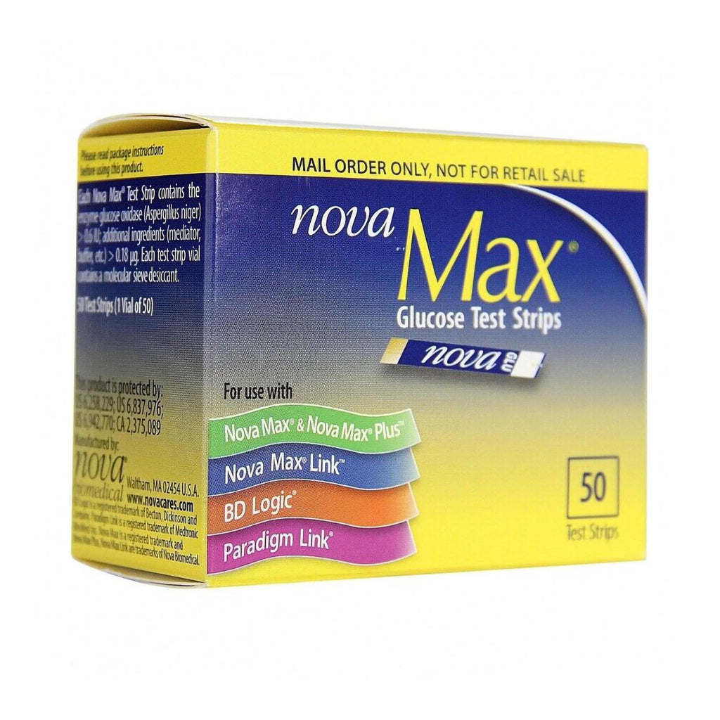 Nova MaxÂ® Glucose Test Strips