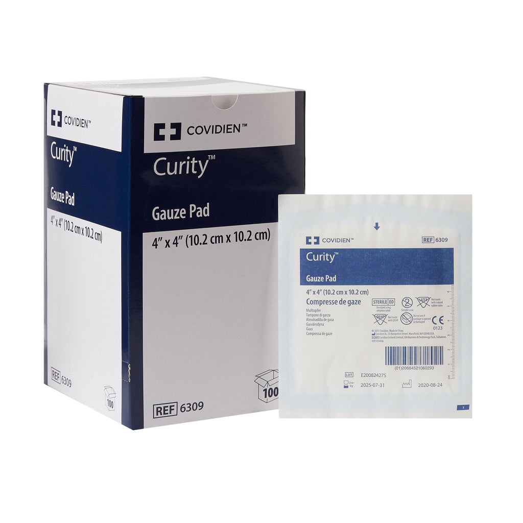 Curityâ„¢ Sterile Gauze sponge, 4 x 4 Inch