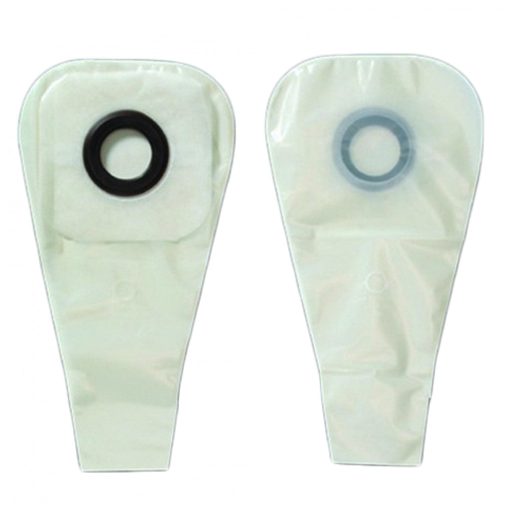 Drainable Transparent Ostomy Pouch, 16 Inch Length, 1_ Inch Flange