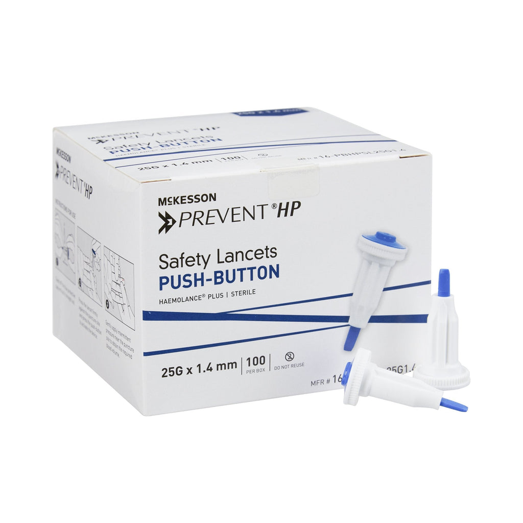 McKesson PreventÂ® Safety Lancet, 25 Gauge