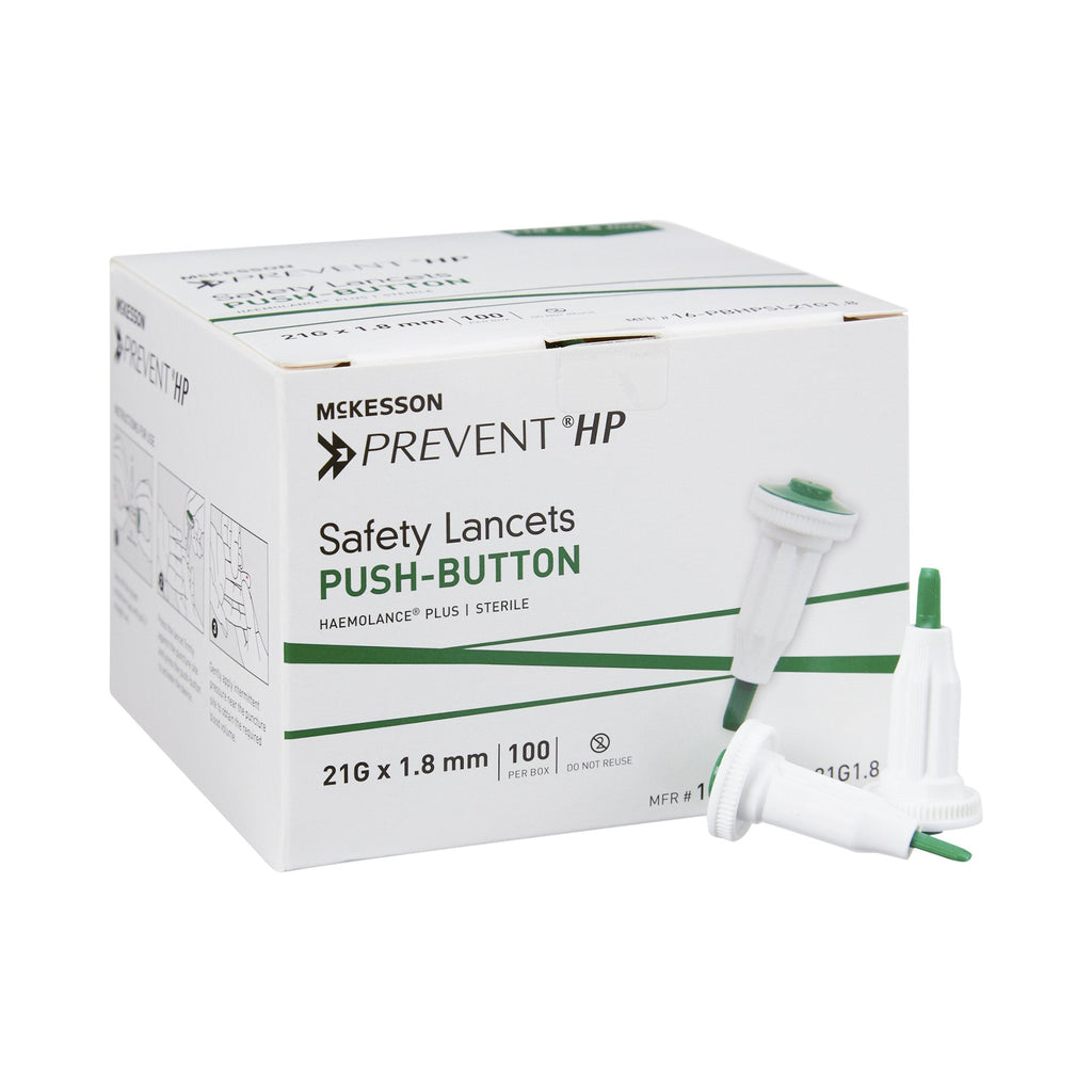 McKesson PreventÂ® Safety Lancet, 21 Gauge