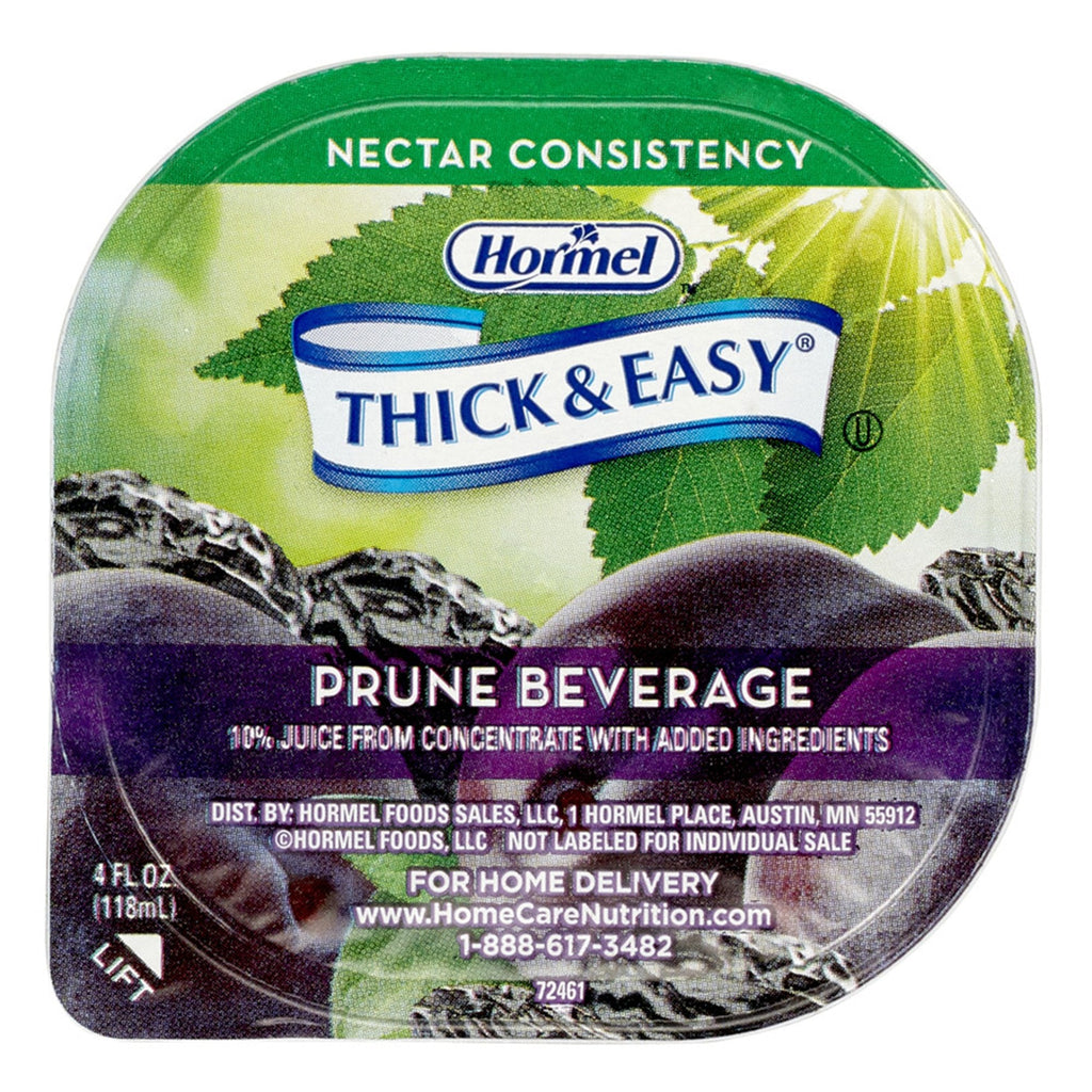Thick & EasyÂ¨ Clear Nectar Consistency Prune Thickened Beverage, 4 oz. Cup