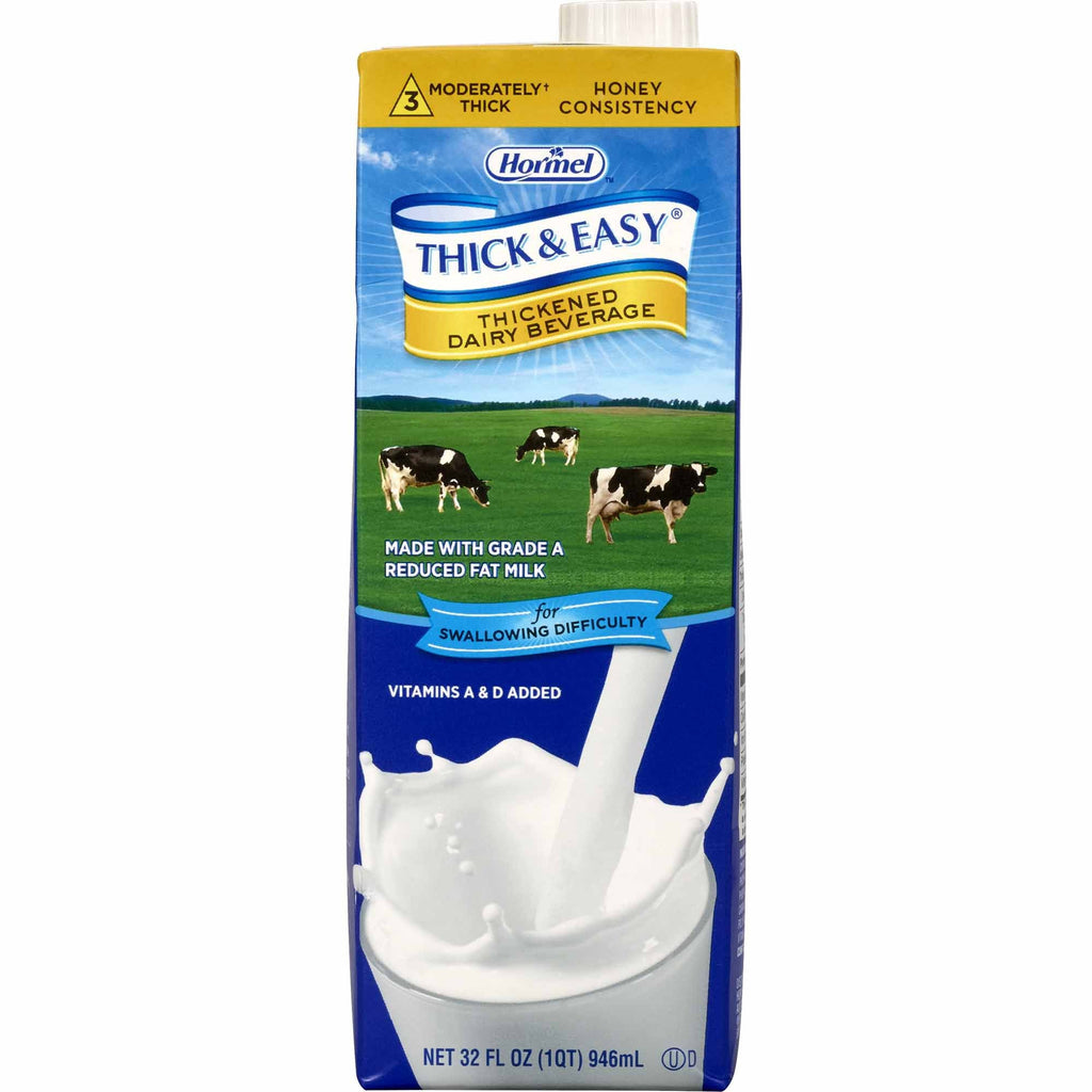 Thick & EasyÂ® Dairy Honey Consistency Milk Thickened Beverage, 32 oz. Carton