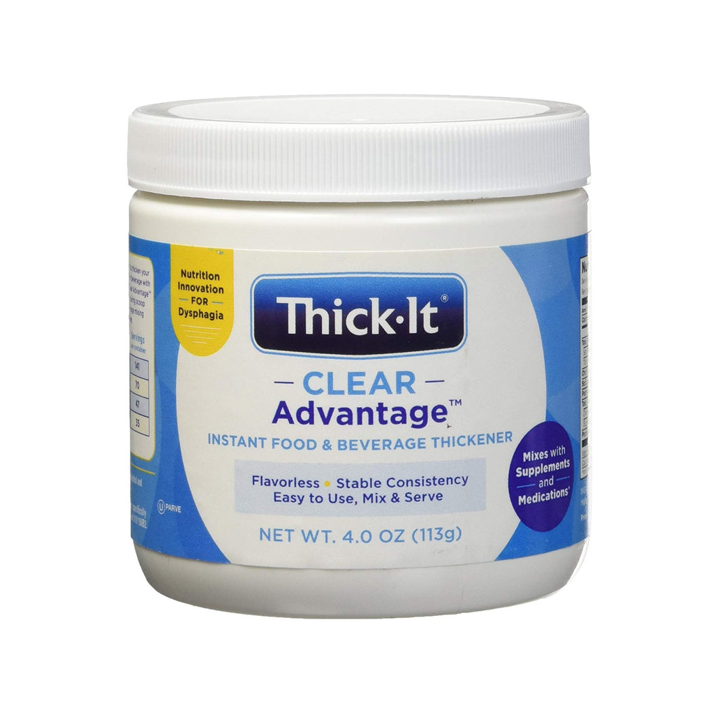 Thick-ItÂ® Clear Advantageâ„¢ Instant Food and Beverage Thickener, Unflavored, 4 oz. Jar