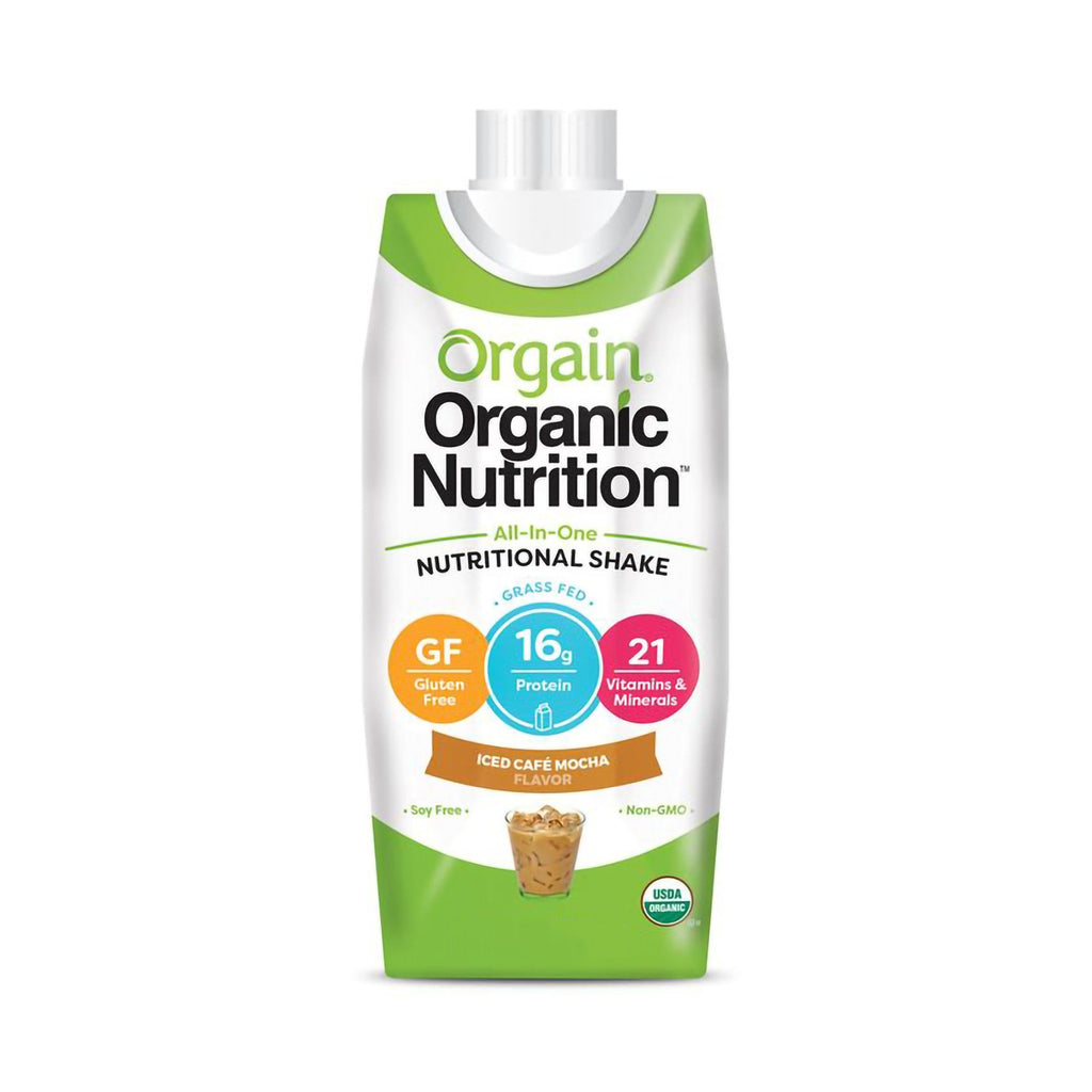 OrgainÂ® Organic Nutritional Shake Iced CafÃ© Mocha Oral Supplement, 11 oz. Carton