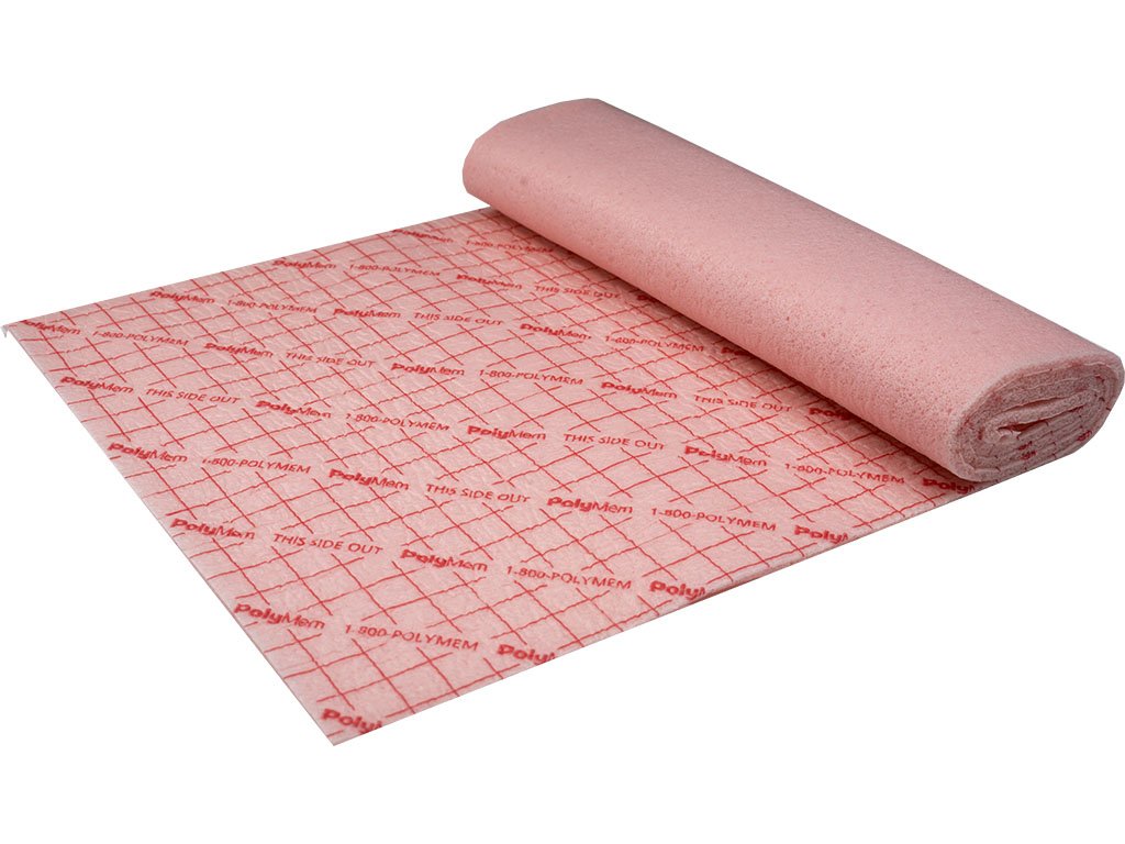 PolyMemÂ® Nonadhesive without Border Foam Dressing, 8 x 24 Inch