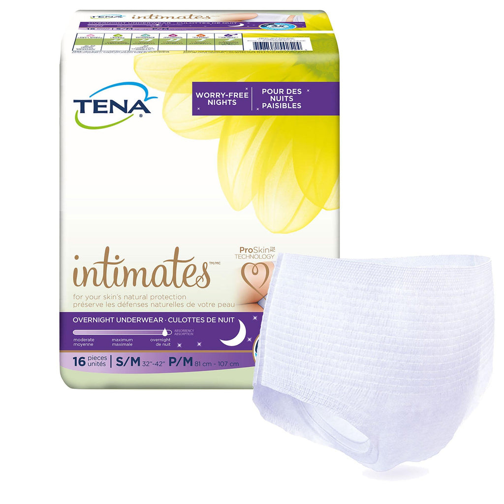 TenaÂ® Intimates Overnight Absorbent Underwear, Medium