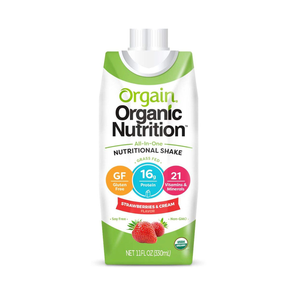 OrgainÂ® Organic Strawberry Oral Supplement, 11 oz. Carton