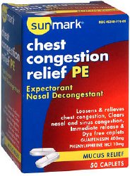 sunmarkÂ¨ Guaifenesin / Phenylephrine Cold and Cough Relief