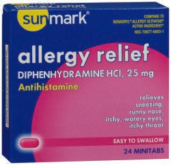sunmarkÂ¨ Diphenhydramine HCl Allergy Relief