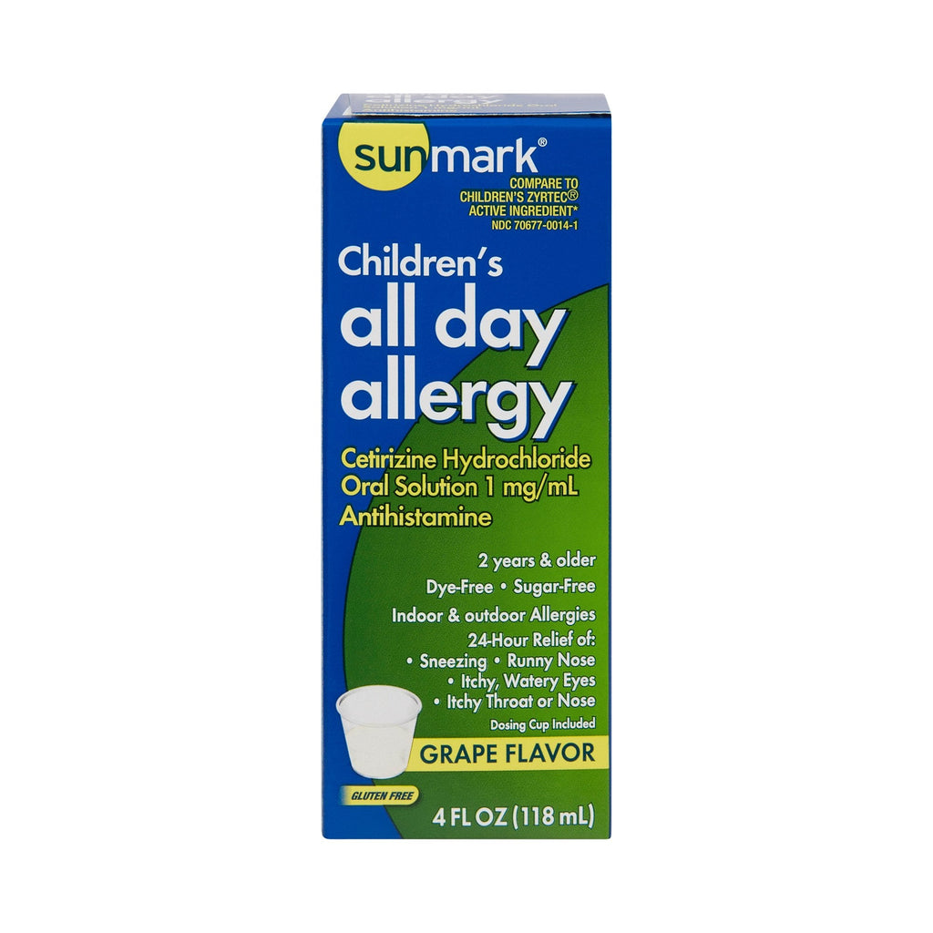 sunmarkÂ¨ Cetirizine HCl Children's Allergy Relief, 4 fl. Oz.
