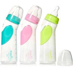 EvenfloÂ® Advanced + Baby Bottle, 9 oz., 12 per Case