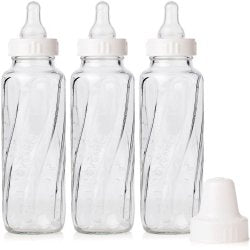 EvenfloÂ® Classic+ Glass Baby Bottle, 8 oz., 12 per Case