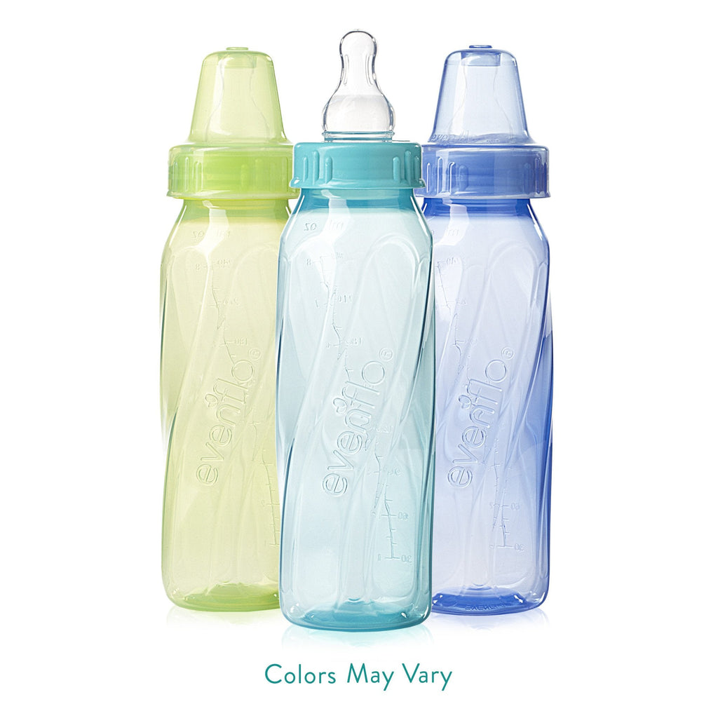 EvenfloÂ® Classic Baby Bottle, Assorted Colors, 12 per Case