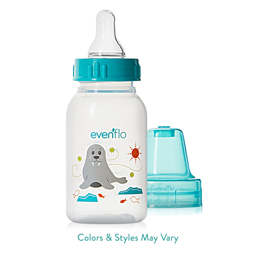 EvenfloÂ® Zoo Friends Baby Bottle, 4 oz., 36 per Case