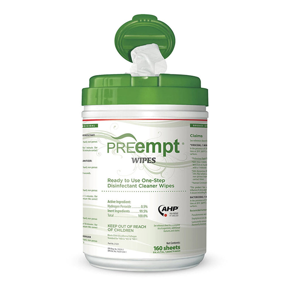 PREemptÂ¨ Surface Disinfectant Cleaner Wipes
