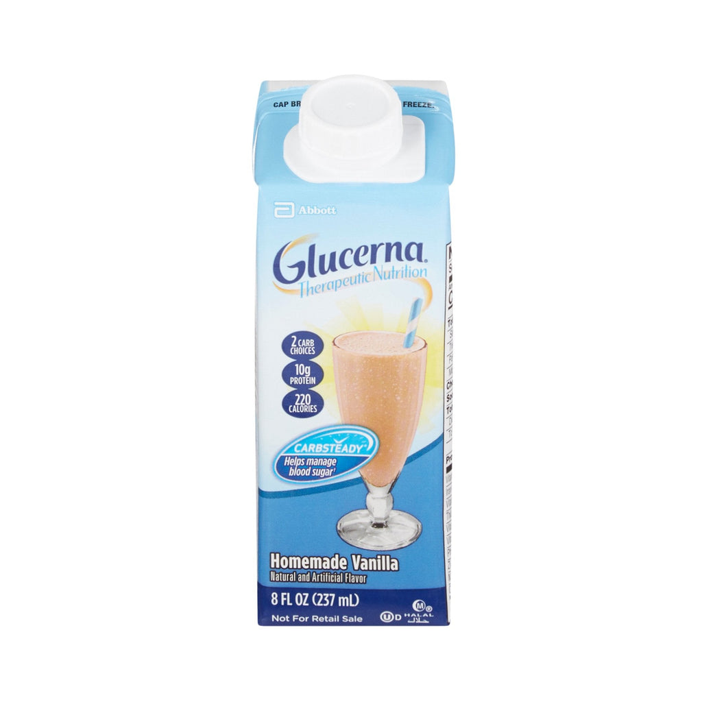 GlucernaÂ® Shake Vanilla Oral Supplement, 8 oz. Carton
