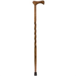 Brazos Craftsman Oak Walking Cane, 37-Inch Height