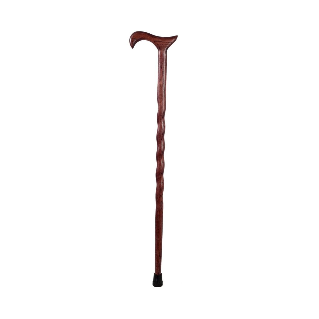 Brazos Derby Oak Cane, 34-Inch Height, Red