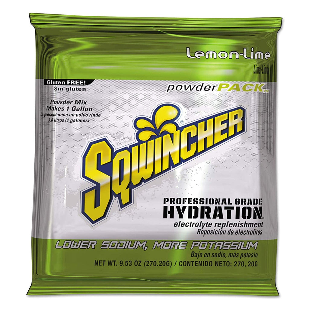 SqwincherÂ® Powder PackÂ® Lemon-Lime Electrolyte Replenishment Drink Mix, 9.53 oz. Packet