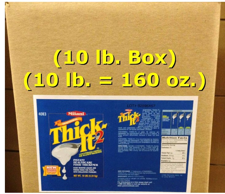 Thick-ItÂ¨ Original Concentrated Food & Beverage Thickener, 10 lb. Bag