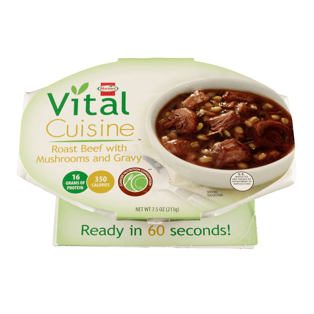 Vital CuisineÂ® Roast Beef with Mushrooms and Gravy Oral Supplement, 7Â½ oz. Bowl
