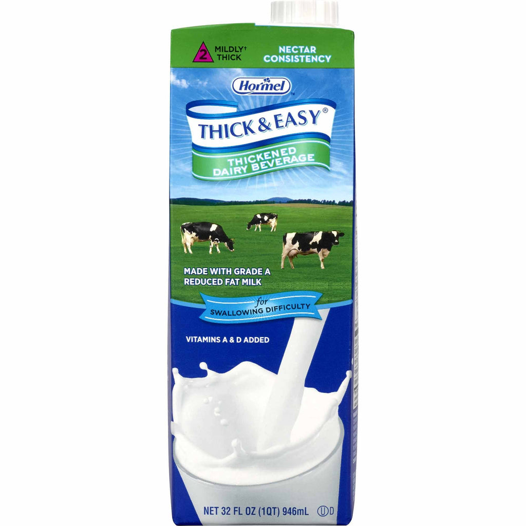 Thick & EasyÂ® Dairy Nectar Consistency Milk Thickened Beverage, 32 oz. Carton
