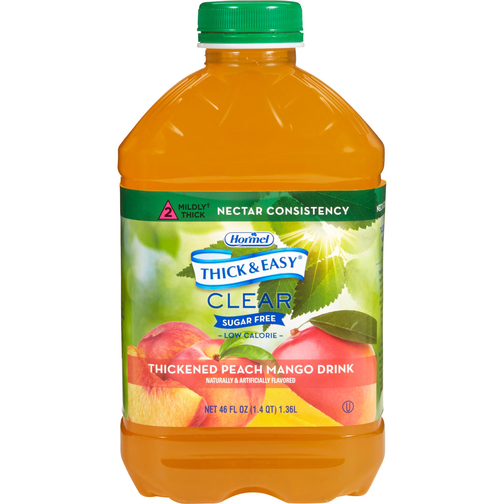 Thick & EasyÂ® Sugar Free Nectar Consistency Peach Mango Thickened Beverage, 46 oz.
