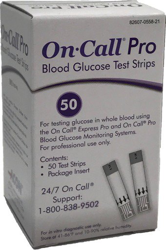 On CallÂ® Pro Blood Glucose Test Strips