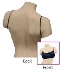 Reflectionsâ„¢ Disposable Bra, Large/X-Large, Black