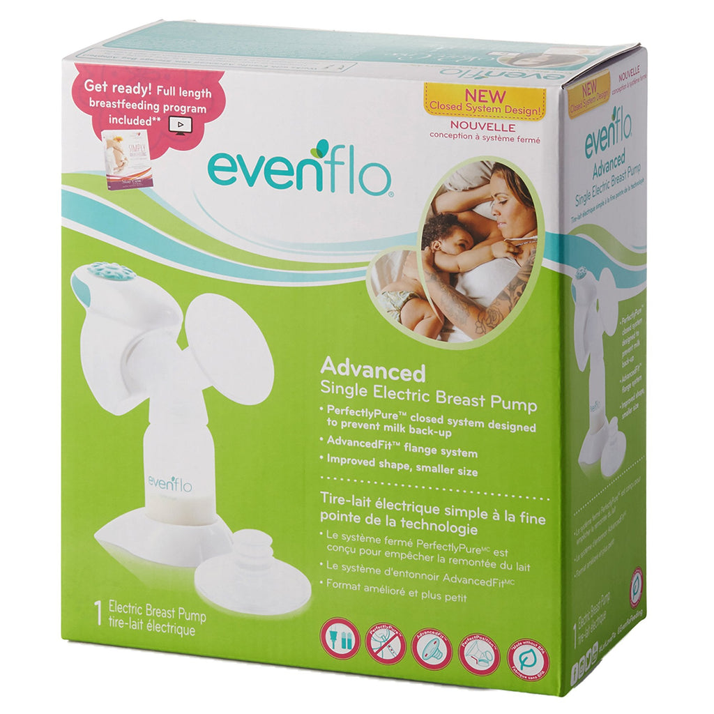 EvenfloÂ® Advanced Single Electric Breast Pump Kit