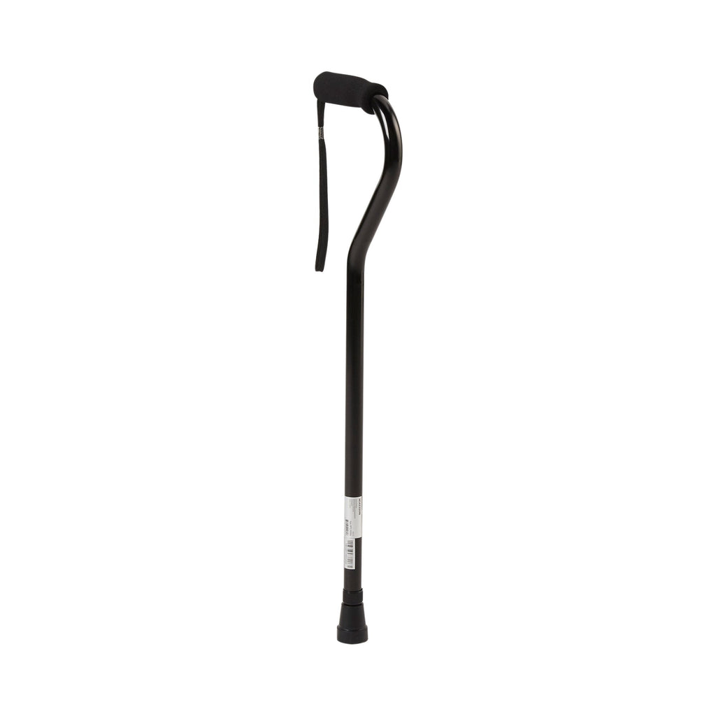 McKesson Black Aluminum Offset Cane, 30 â€“ 39 Inch Height