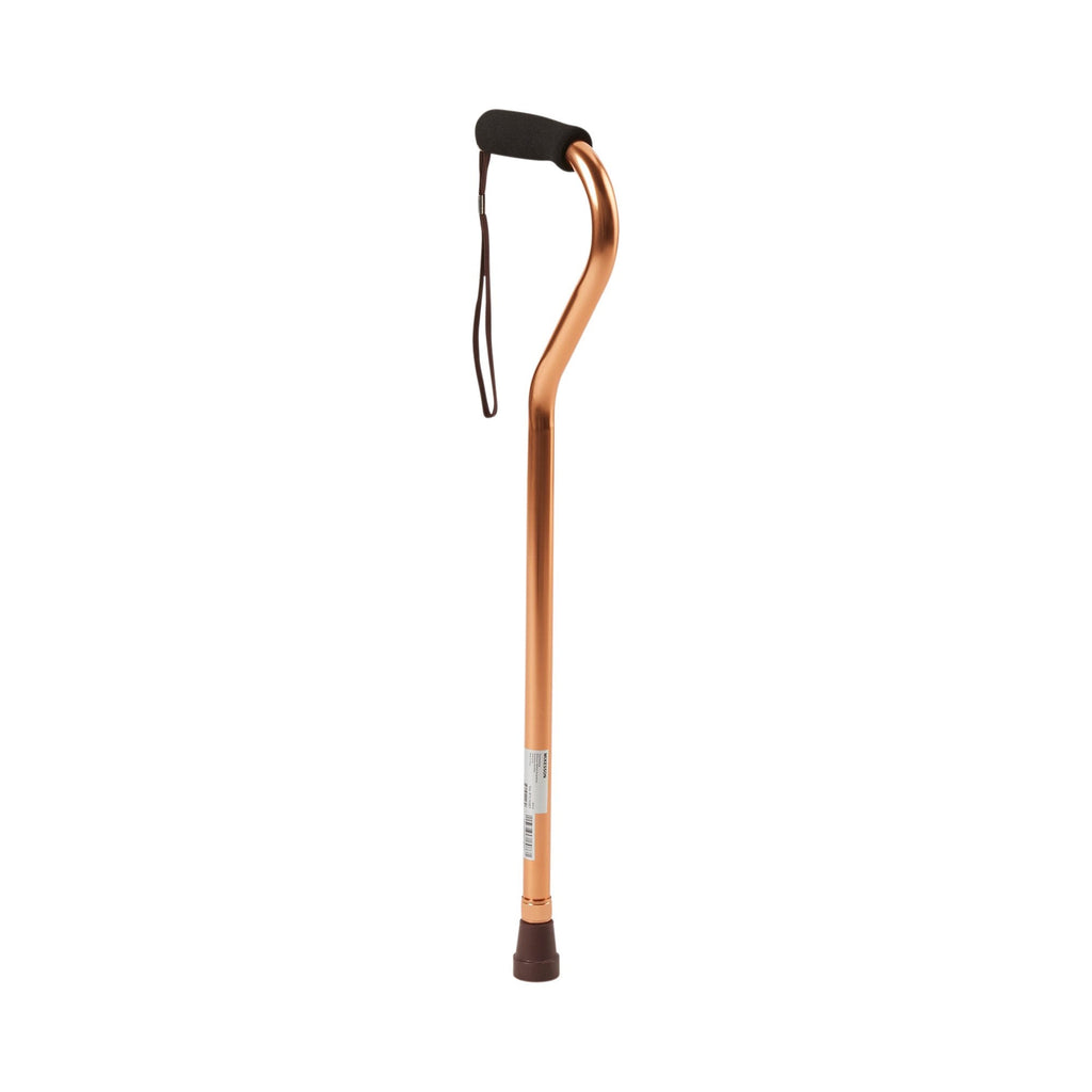 McKesson Offset Cane Aluminum Bronze 30 â€“ 39 Inch Height