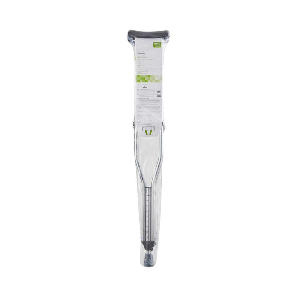 McKesson Adult Underarm Crutches, 5 ft. 2 in. - 5 ft. 10 in.