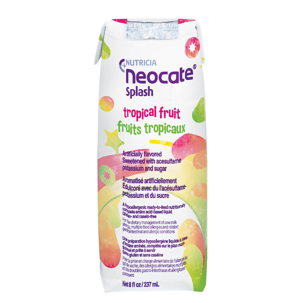 NeocateÂ® Splash Tropical Fruit Flavor Pediatric Oral Supplement / Tube Feeding Formula, 8 oz. Carton