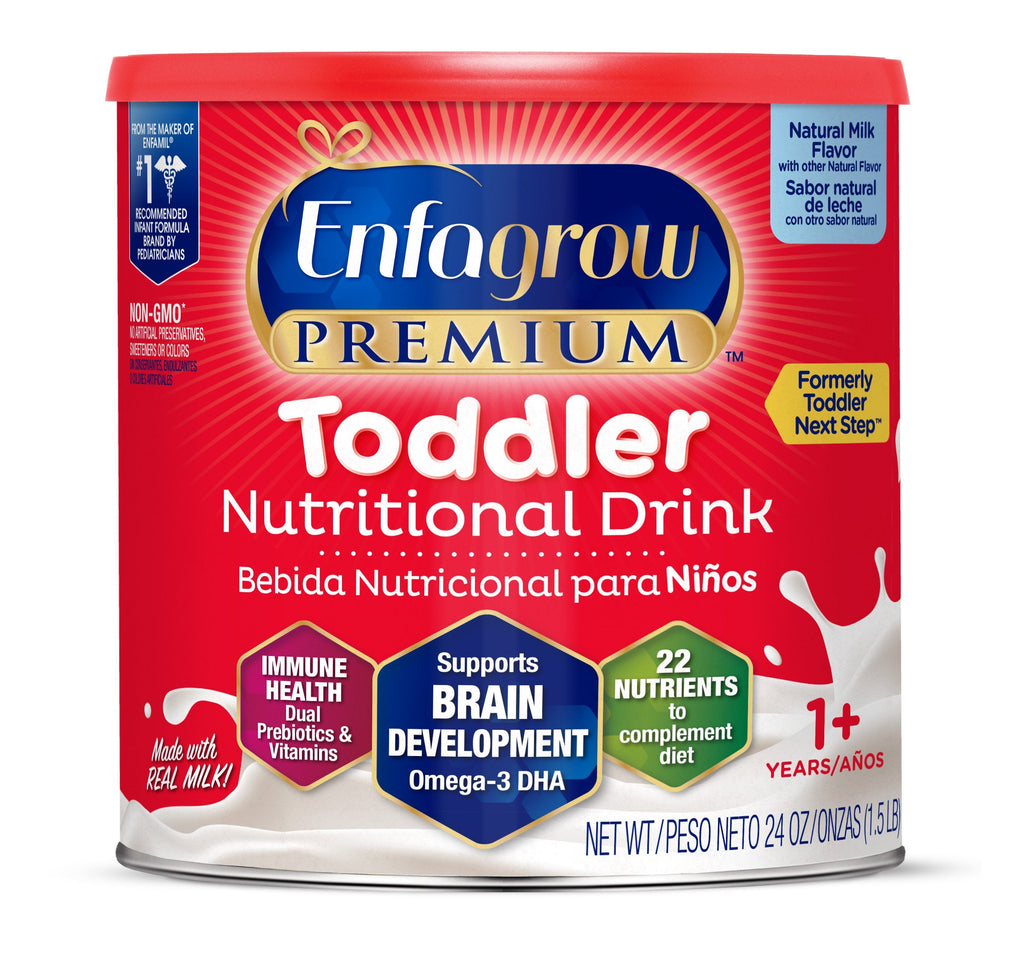 Enfagrow Premiumâ„¢ Toddler Next StepÂ® Natural Milk Pediatric Oral Supplement, 24 oz. Can