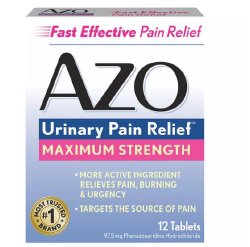 AZO® Maximum Strength Phenazopyridine Urinary Pain Relief