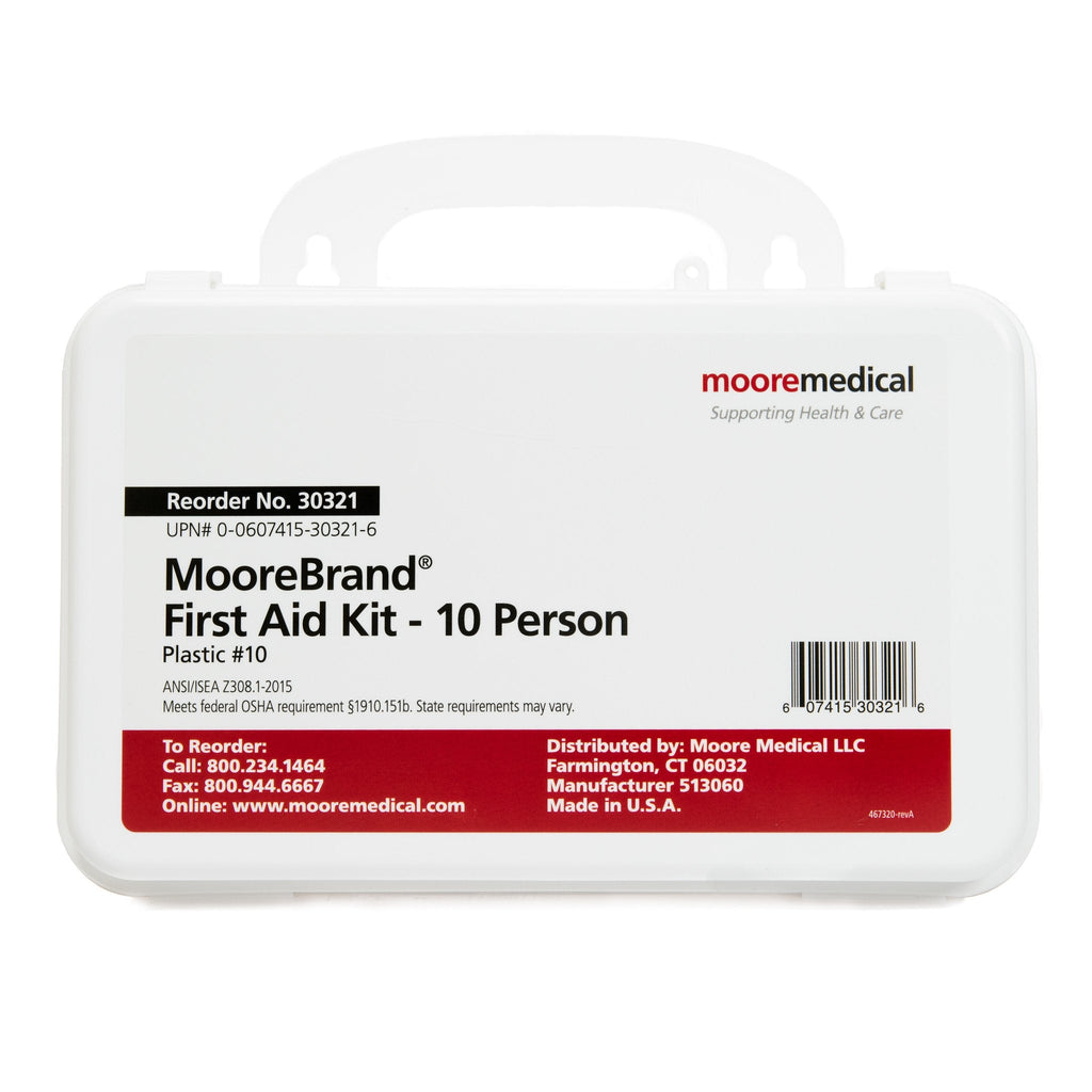 MooreBrandÂ® 10 Person First Aid Kit