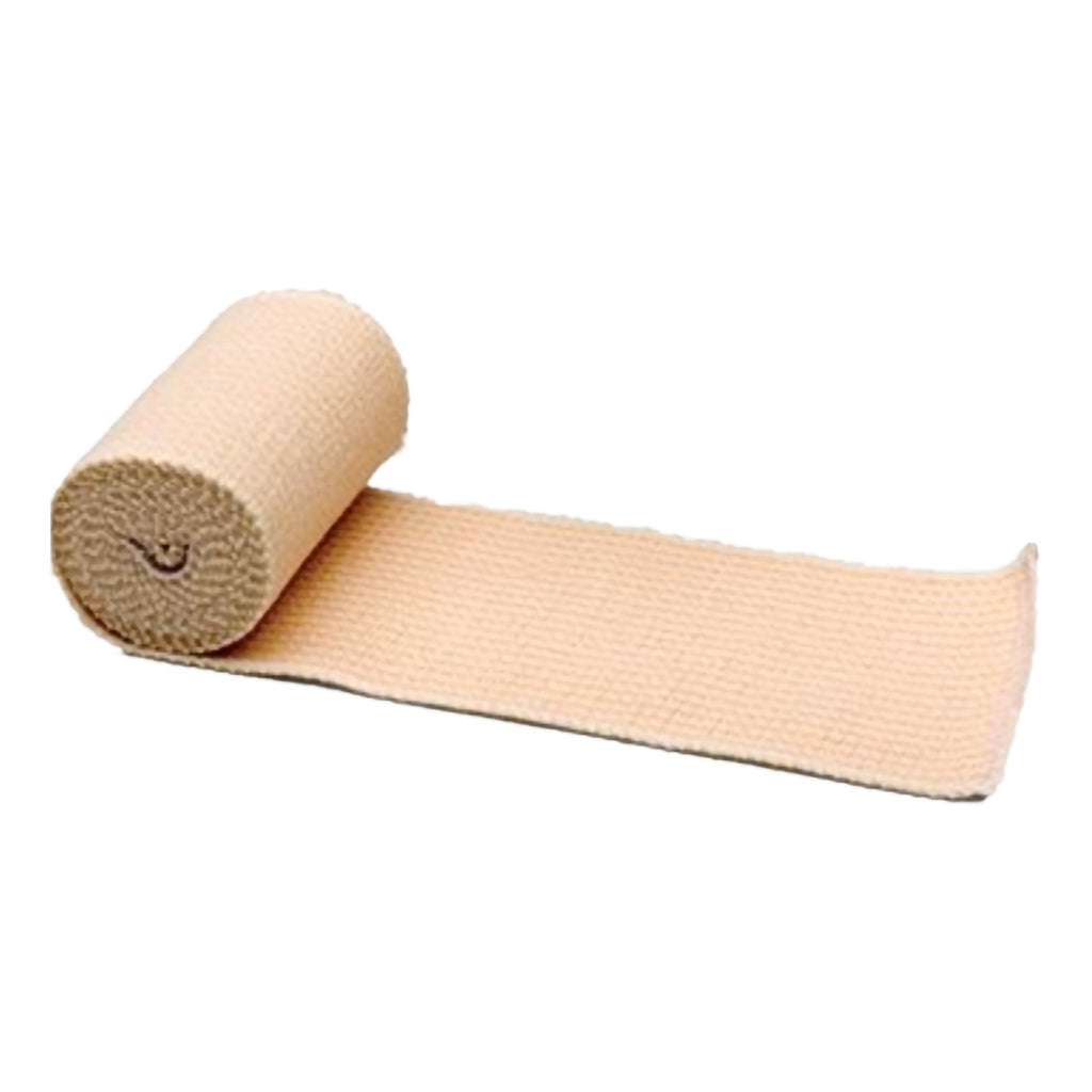 McKesson Elastic Bandage, Standard Compression, Tan, Double Hook and Loop Closure, 3 Inch x 4Â½ Yard