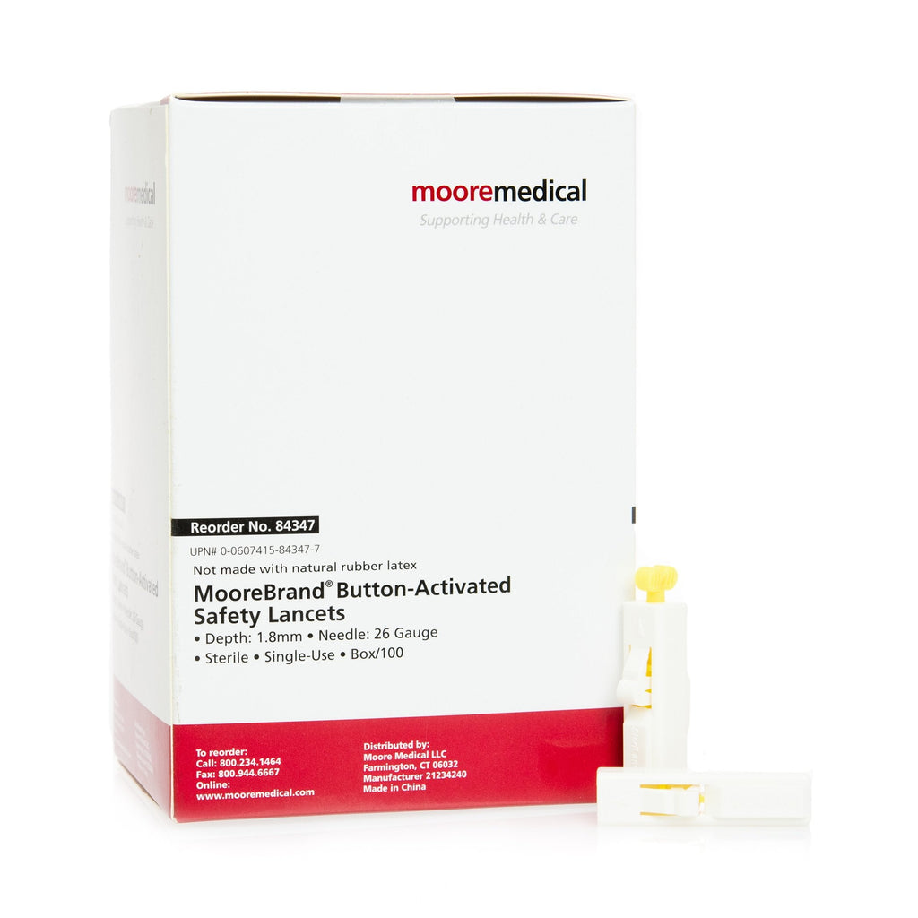 McKesson Push Button Safety Lancet
