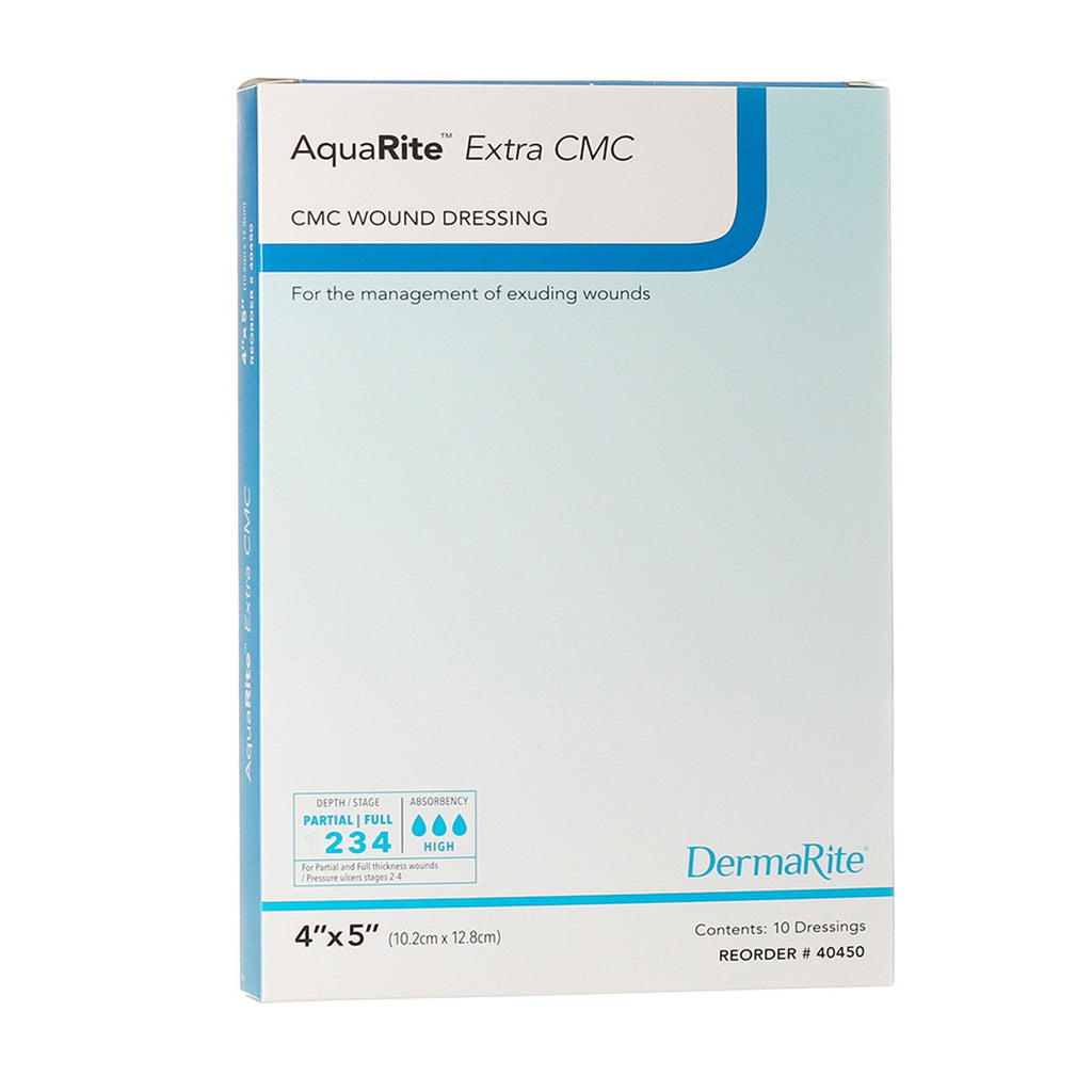 AquaRite Extra CMCâ„¢ Wound Dressing, 4 x 5 Inch