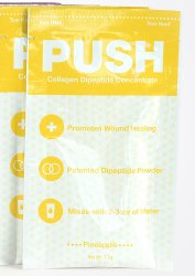 PUSH Collagen Dipeptide Concentrate Pineapple Oral Supplement, 7.7 Gram Individual Packet