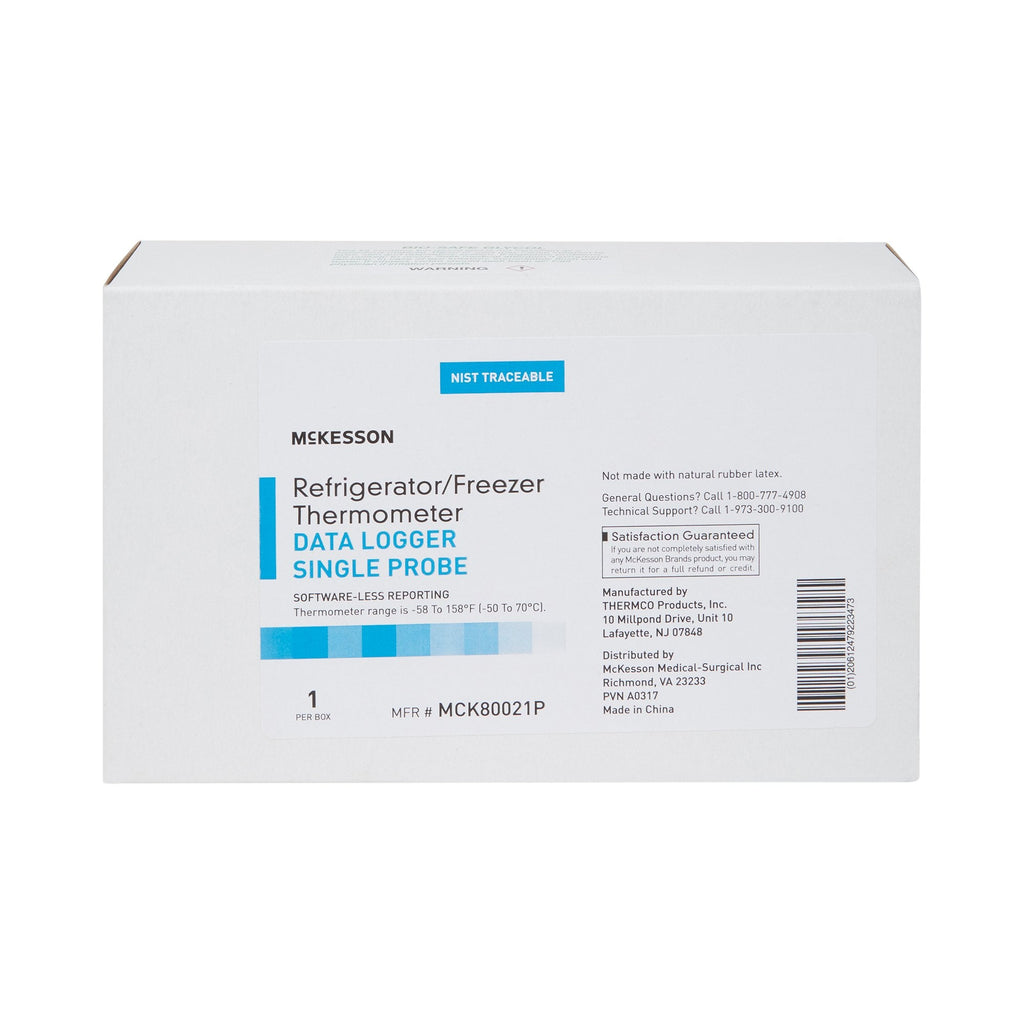 McKesson Datalogging Refrigerator / Freezer Thermometer, Digital Display, -58Â¡ to +158Â¡F (-50Â¡ to +70Â¡C)