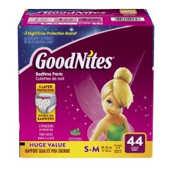 GoodNitesÂ¨ Absorbent Underwear, Small / Medium, 44 per Box