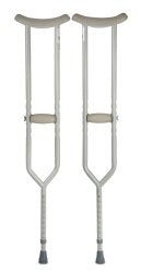 McKesson Underarm Crutches, 5 ft. 2 in. - 5 ft. 10 in.