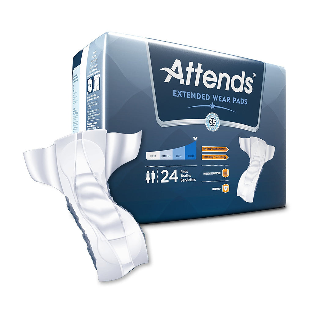 AttendsÂ® Extended Wear Severe Incontinence Liner, 36-Inch Length