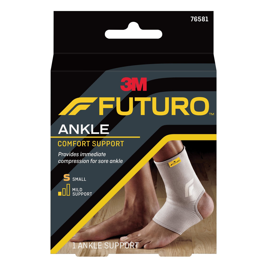 3Mâ„¢ Futuroâ„¢ Comfort Liftâ„¢ Ankle Support, Beige, Small, Pull-On